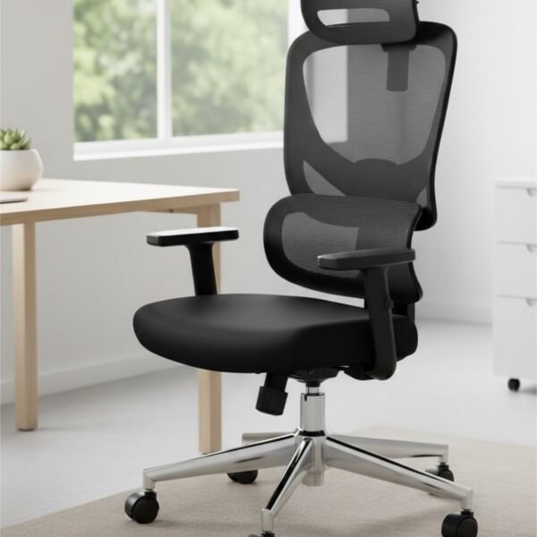 Ergonomic Office Chair Desk Chair,Gaming Chair with Height Adjustable Lumbar Support, Adjustable Armrest& 2D Headrest